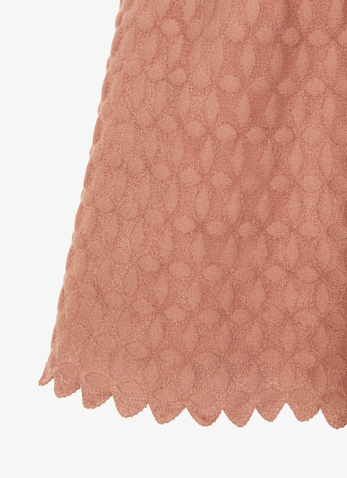ポリアミドブレンド製 スカラップドレス ALAÏA ベージュ ポリアミドブレンド製 スカラップドレス